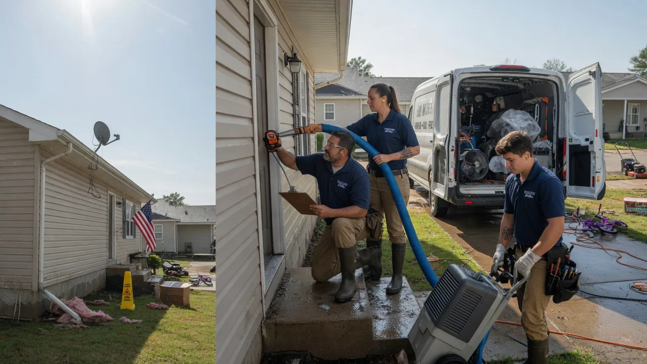 Ceiling Water Damage Restoration in Lipscomb, TX near me