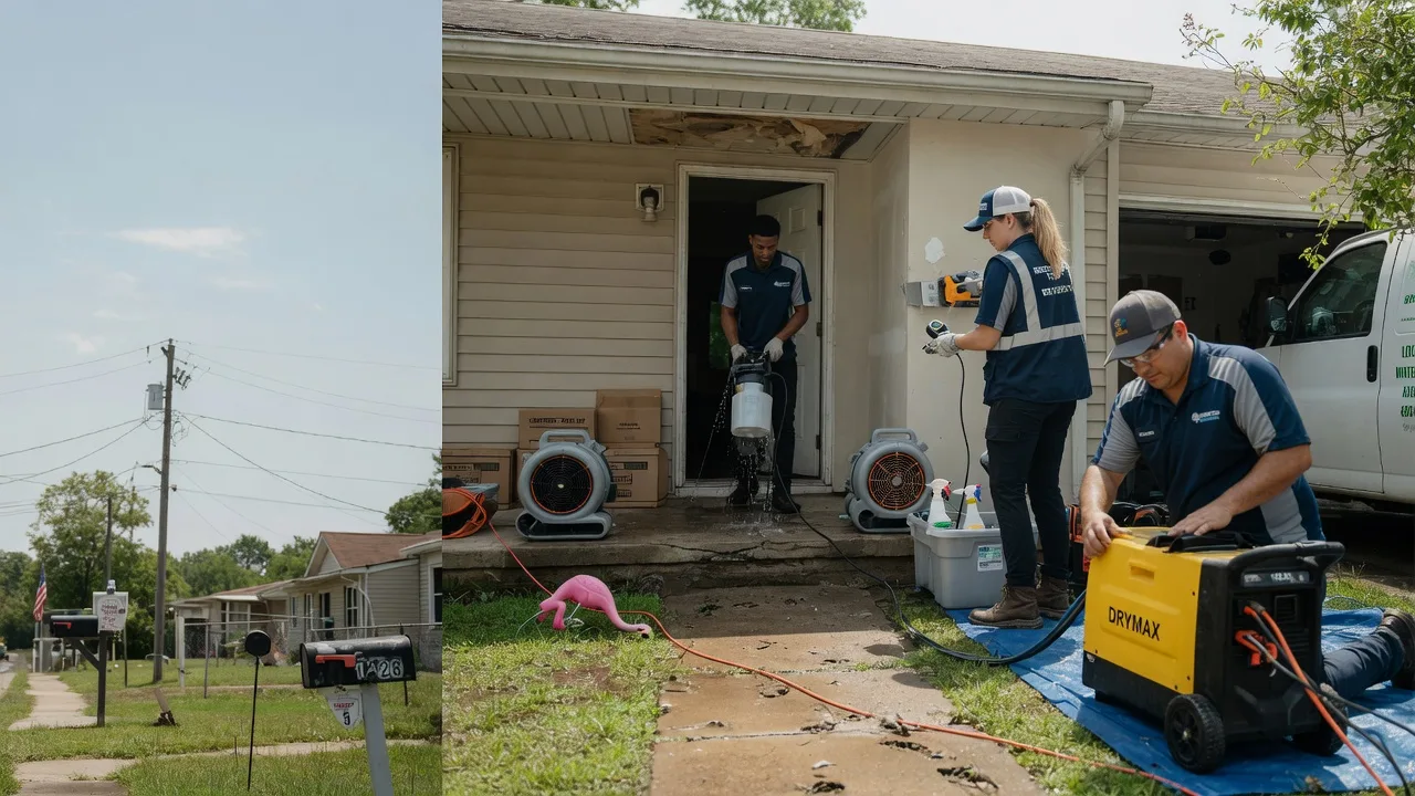 Storm Damage Water Removal in Lipscomb, TX near me